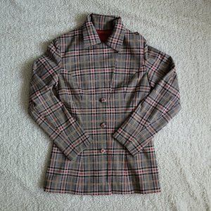 Vintage Plaid Blazer